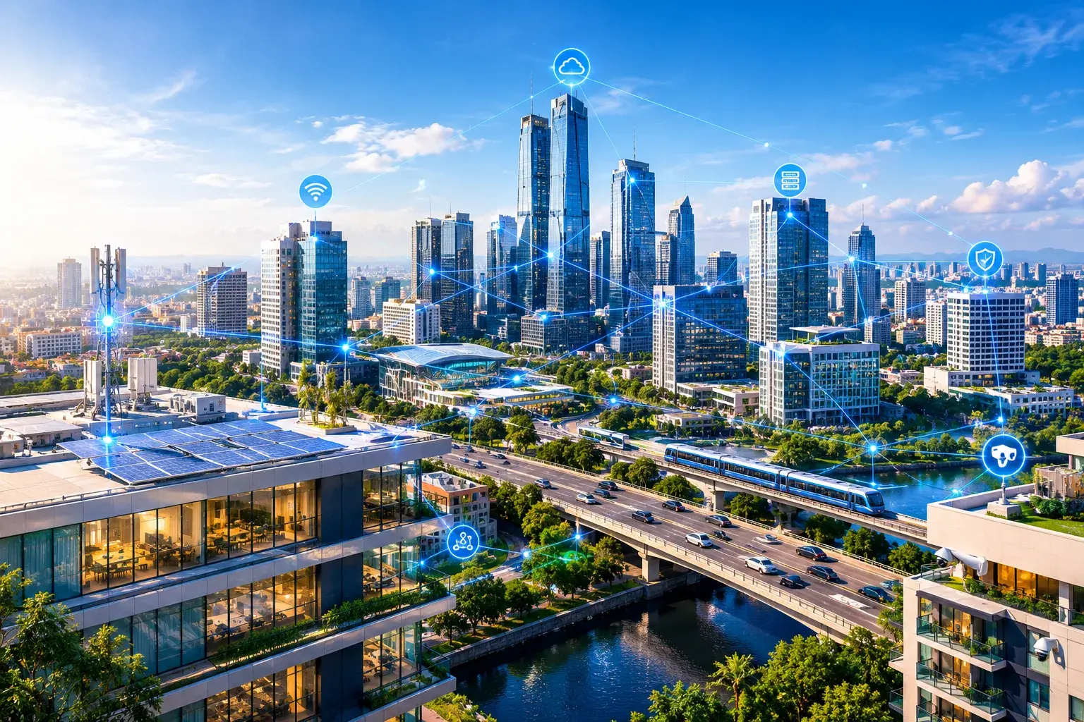 Connected smart infrastructure visualization